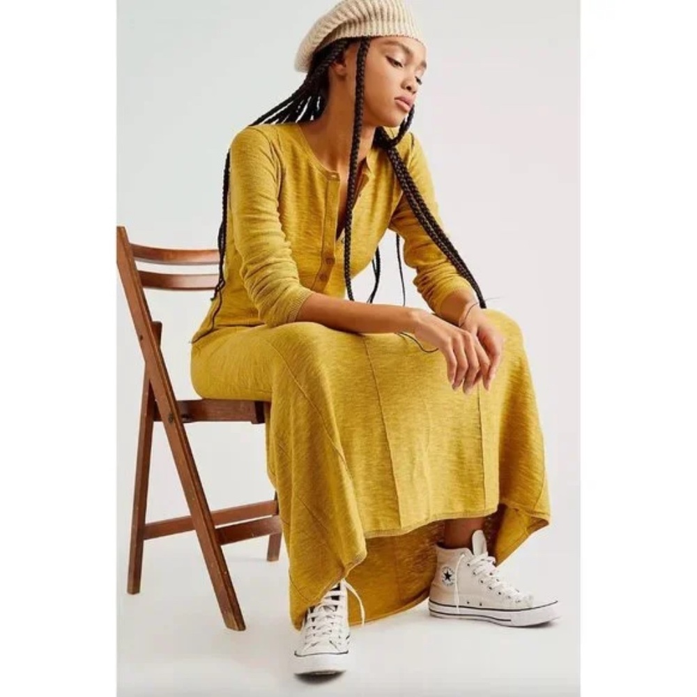Free People Beach El Topo Sweater Maxi Sweater Dress - Picture 2 of 16